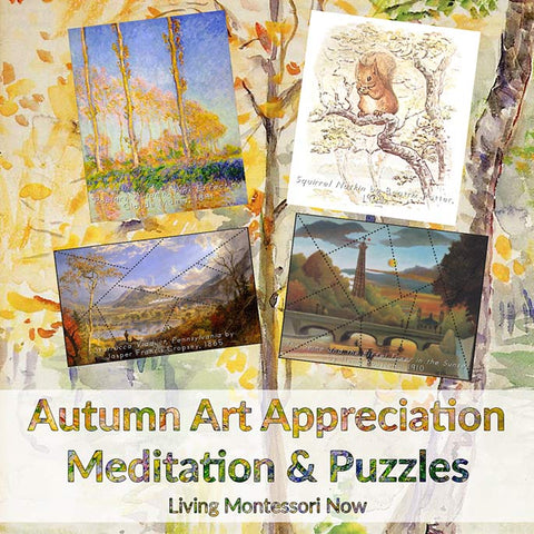 Autumn Art Appreciation - Meditation and Puzzles in Print