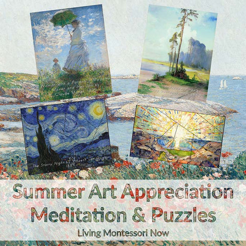 Summer Art Appreciation - Meditation and Puzzles in Print