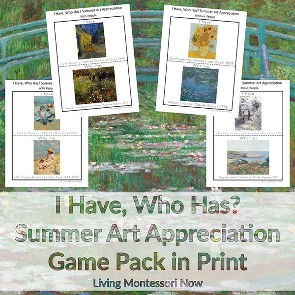I Have, Who Has? Summer Art Appreciation Game Pack in Print