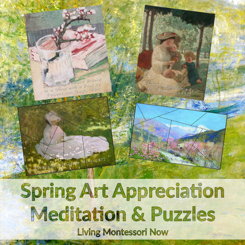 Spring Art Appreciation - Meditation and Puzzles in Print
