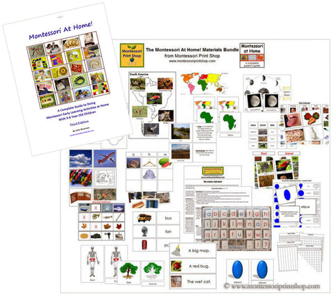 The Montessori At Home! eBook & Materials Bundle